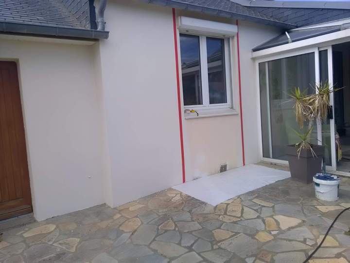 Petit ravalement façade Pontrieux